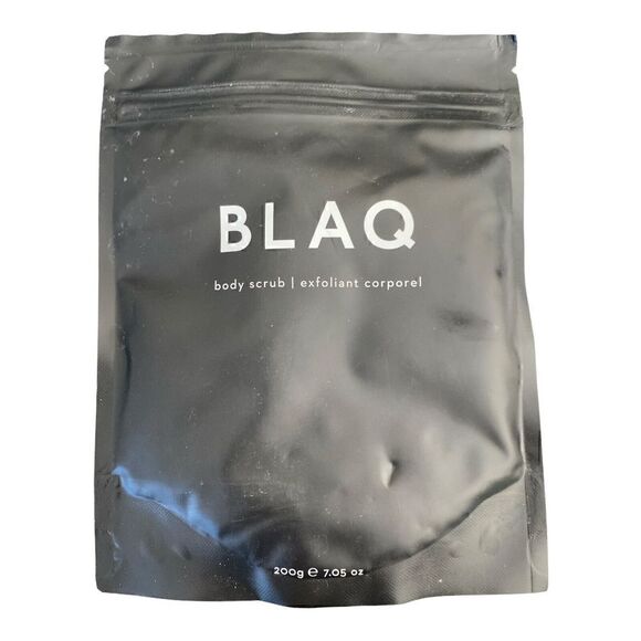 NEW BLAQ Body Scrub 7 oz Exfoliant SEALED FREE US SHIPPING Activated Charcoal - Picture 1 of 3